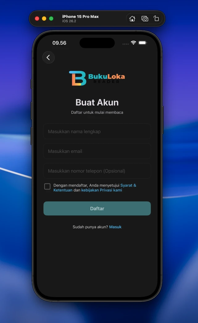 Registration with OTP Verification